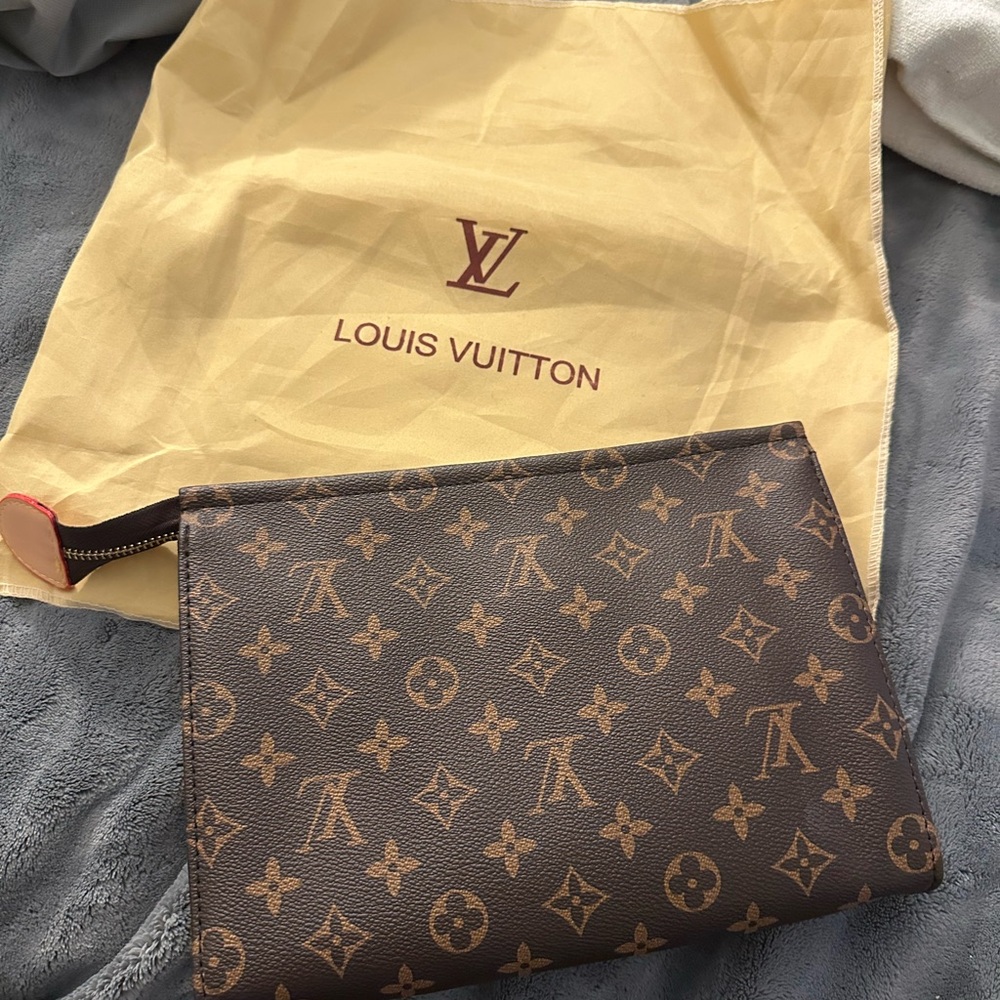 Louis Vuitton Brown Monogram Clutch